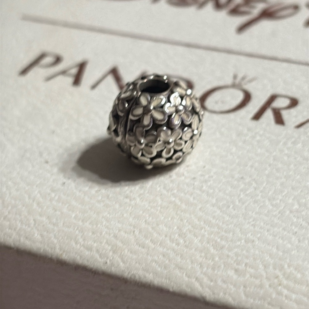Pandora Silver Floral Charm